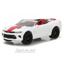 27875F-GRL CHEVROLET Camaro SS Convertible 2017 White with Red Stripe  